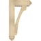 Ekena Millwork Legacy Arts and Crafts Rough Sawn Bracket w/ Offset Brace, Douglas Fir, 6"W x 16"D x 28"H BKT0604X16X28LEC03RDF - alternate 3